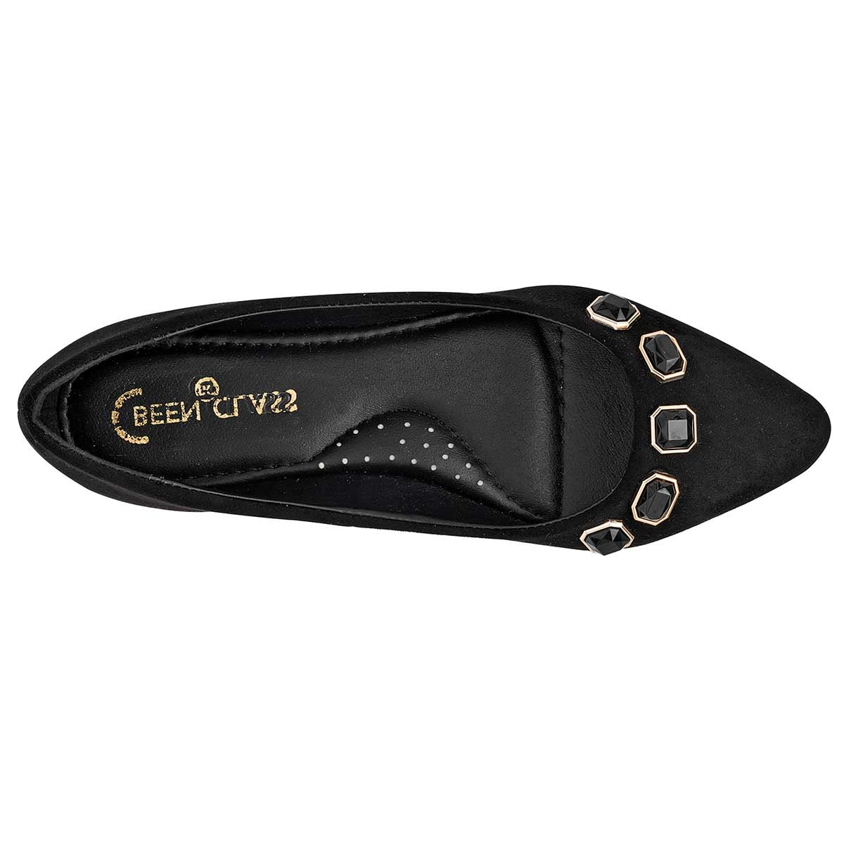 Flats clásicas Exterior Textil Color Negro Para Mujer De Been Class