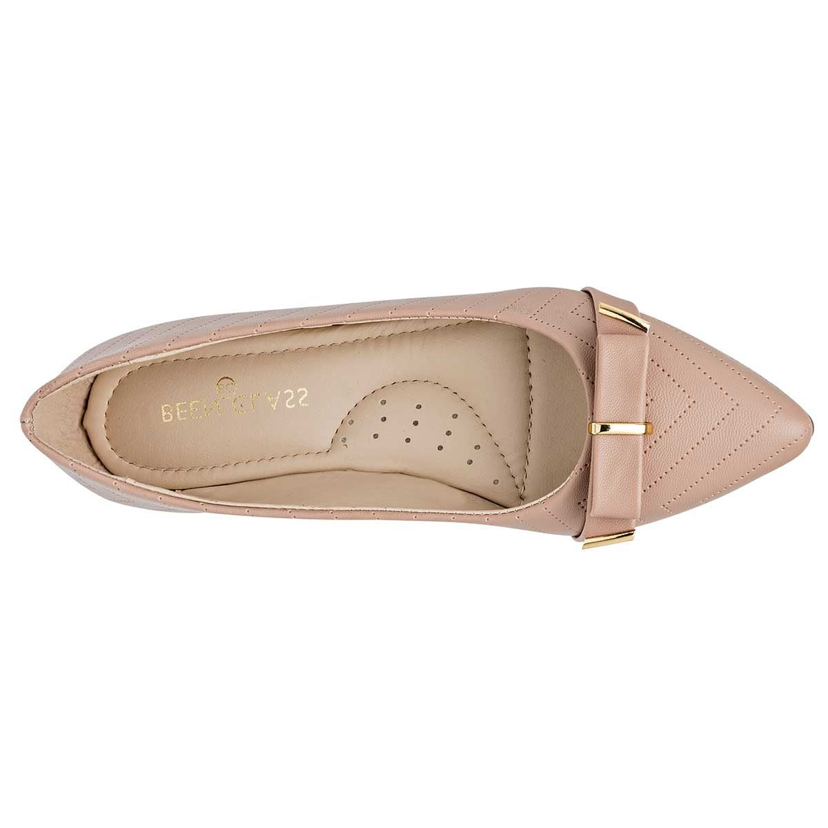 Flats puntales Exterior Piel sintética Color Beige Para Mujer De Been Class