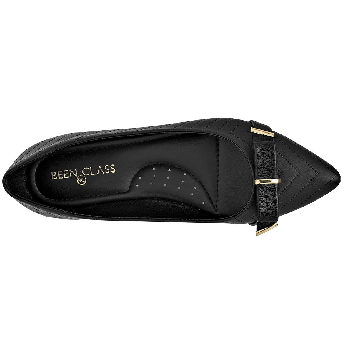 Flats puntales Exterior Piel sintética Color Negro Para Mujer De Been Class