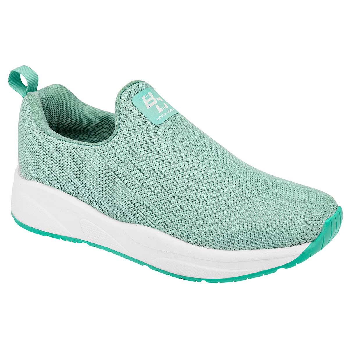 Tenis sin cordones Exterior Textil Color Verde Para Mujer De Been Class