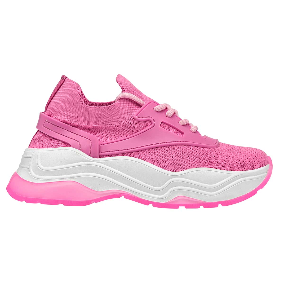 Tenis tipo deportivo Exterior Textil Color Rosa Para Mujer De Been Class