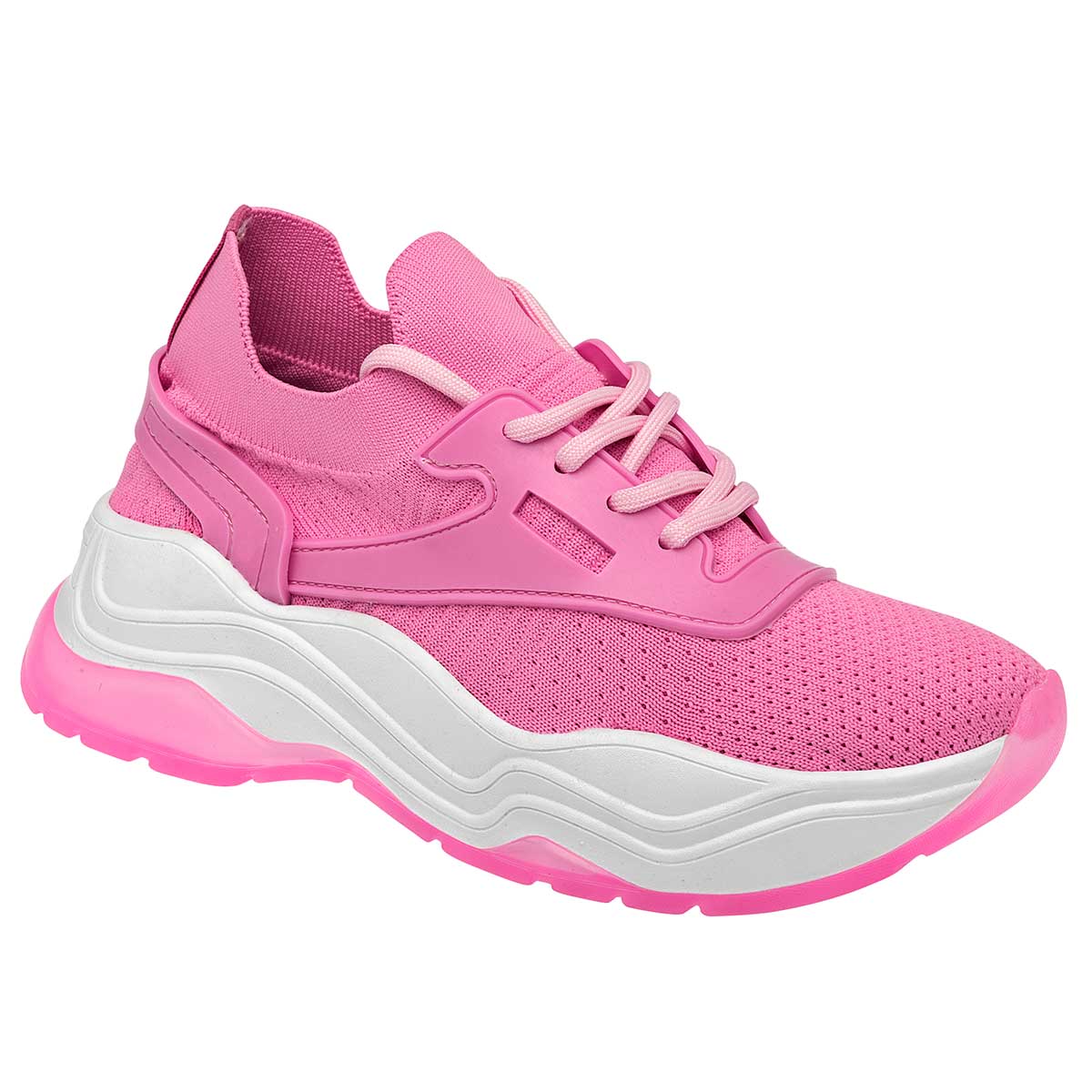 Tenis tipo deportivo Exterior Textil Color Rosa Para Mujer De Been Class