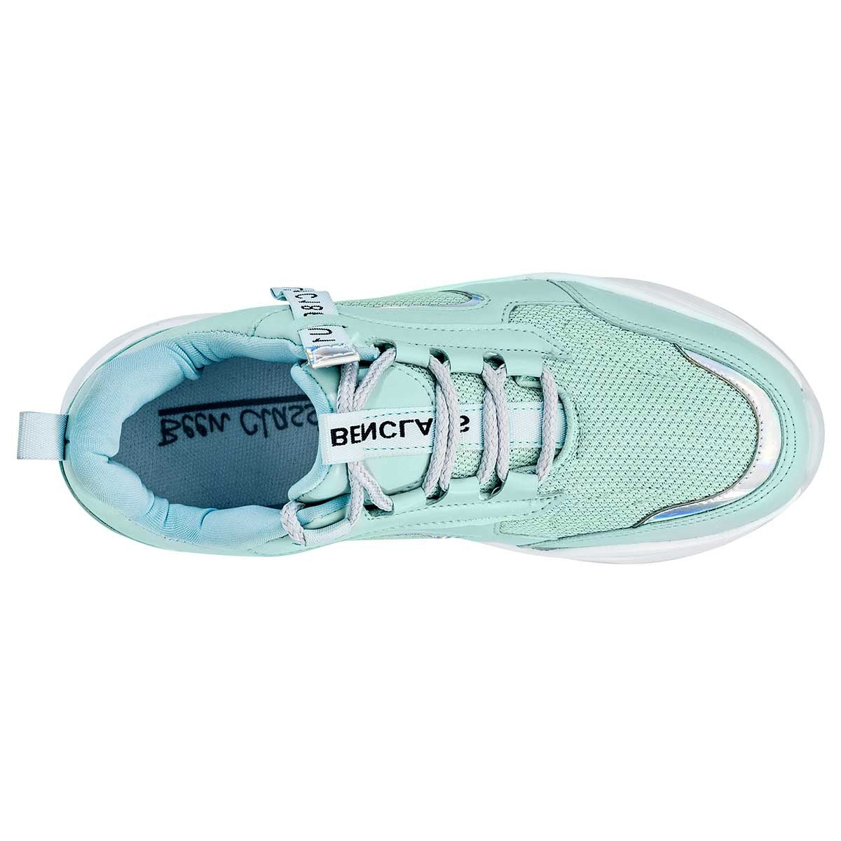 Tenis tipo deportivo Exterior Sintético Color Verde Para Mujer De Been Class