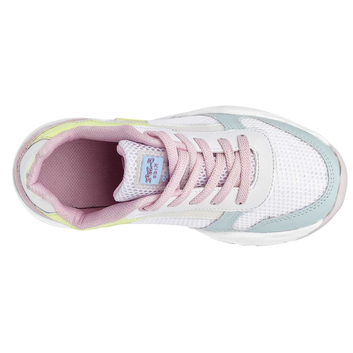 Tenis Exterior Sintético Color Blanco Para Niña De RBCOLLECTION