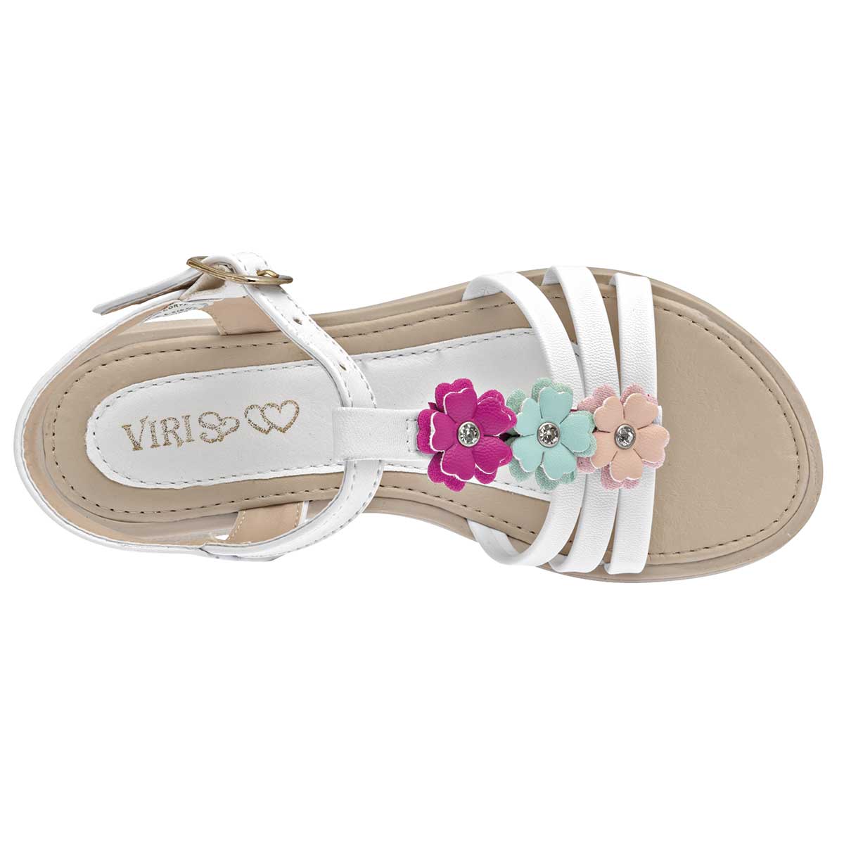 Sandalias Exterior Sintético Color Blanco Para Niña De Celex