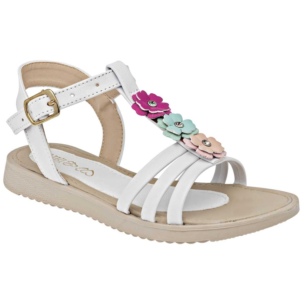 Sandalias Exterior Sintético Color Blanco Para Niña De Celex