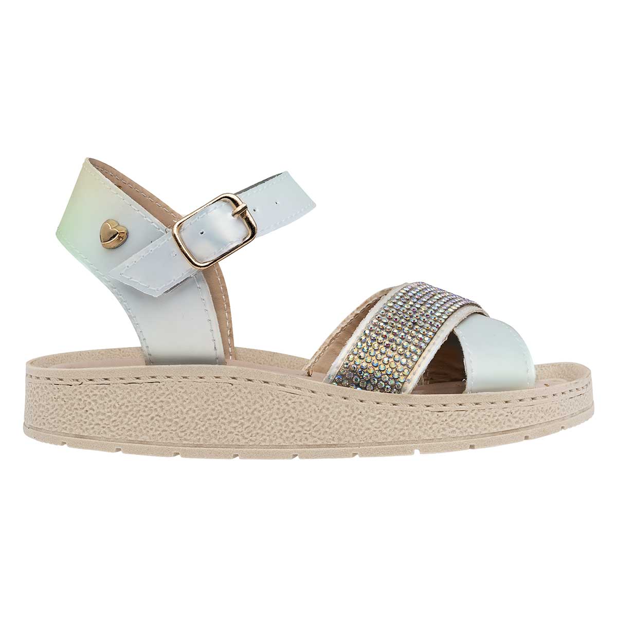 Sandalias Exterior Sintético Color Blanco Para Niña De Celex