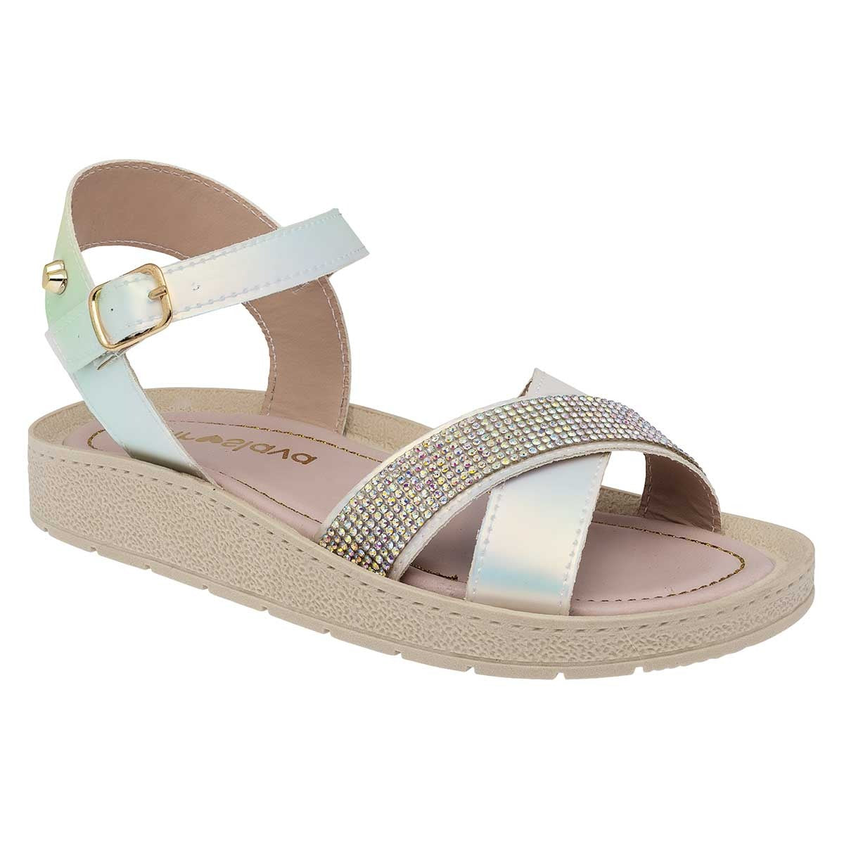 Sandalias Exterior Sintético Color Blanco Para Niña De Celex