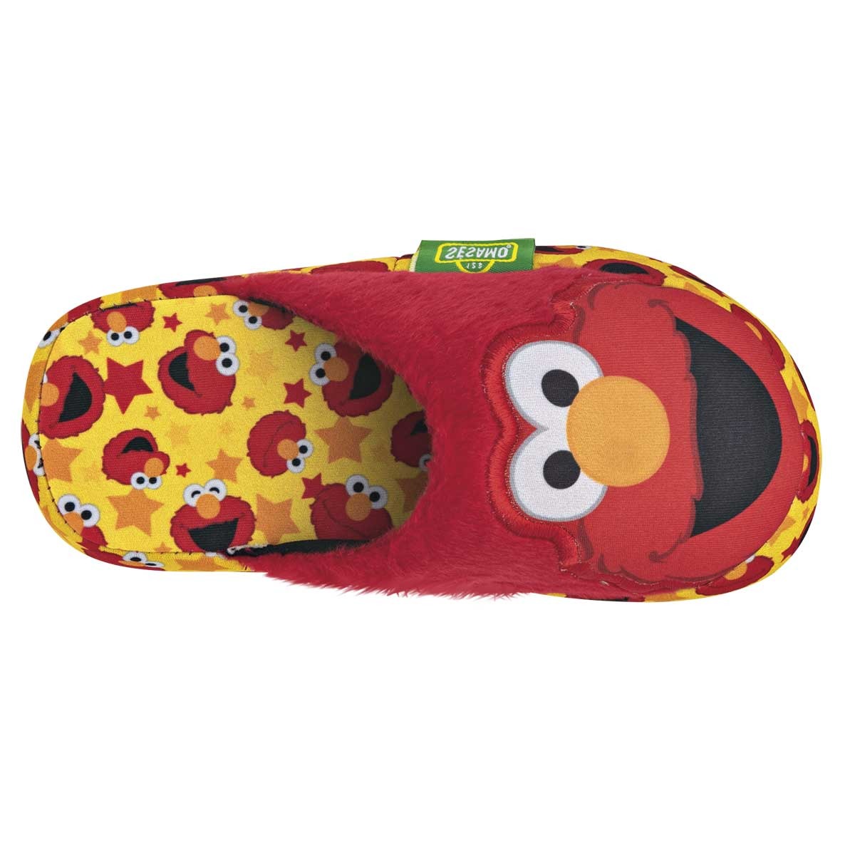 Pantuflas Exterior Textil Color Rojo Para Mujer De Plaza Sesamo