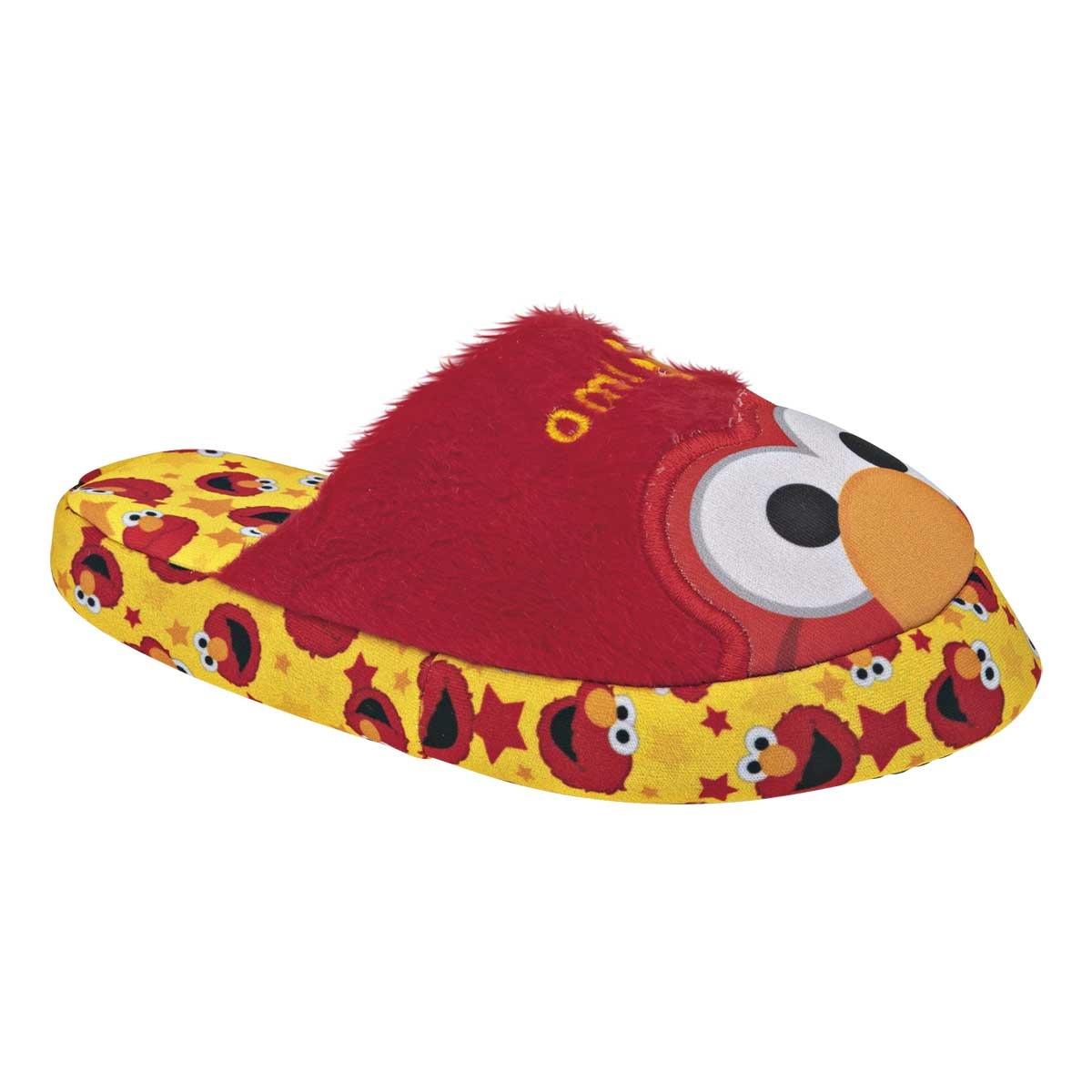 Pantuflas Exterior Textil Color Rojo Para Mujer De Plaza Sesamo