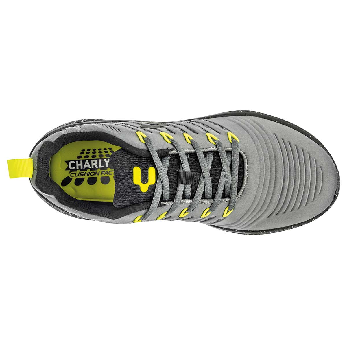 Tenis para correr Exterior Textil Color Gris Con Negro Para Hombre De Charly