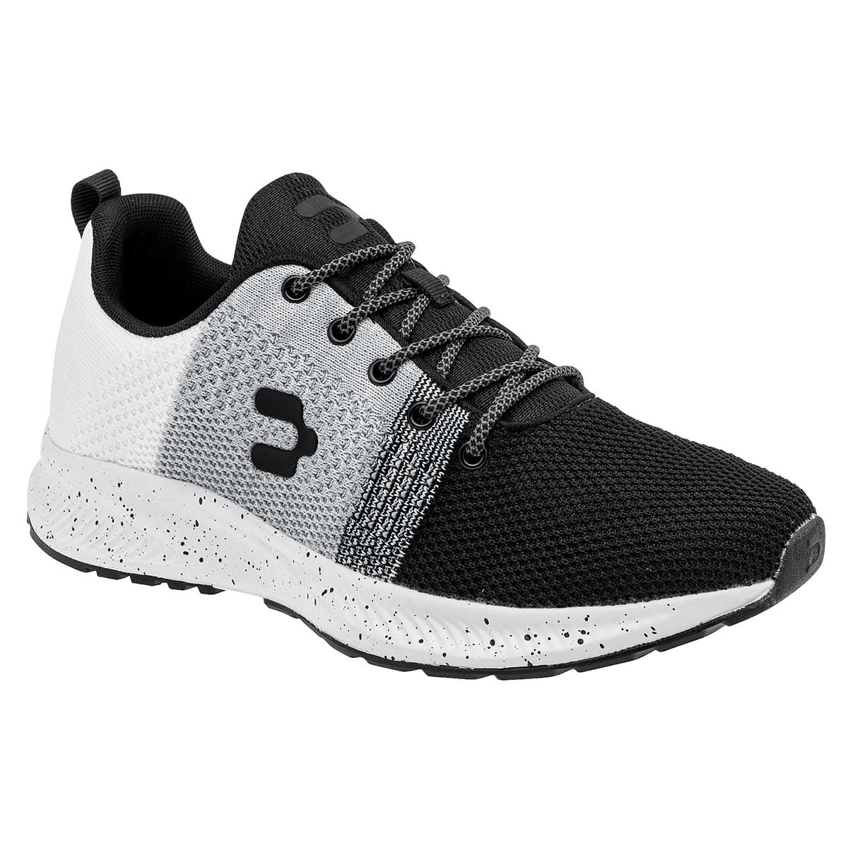 Tenis para correr Exterior Textil Color Negro Con Gris Para Hombre De Charly