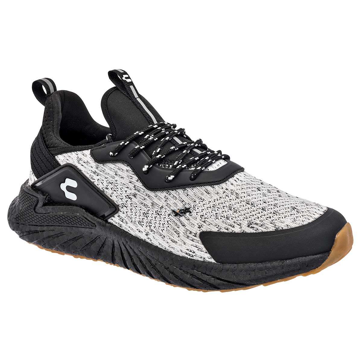 Tenis para correr Exterior Sintético Color Blanco Negro Para Hombre De Charly