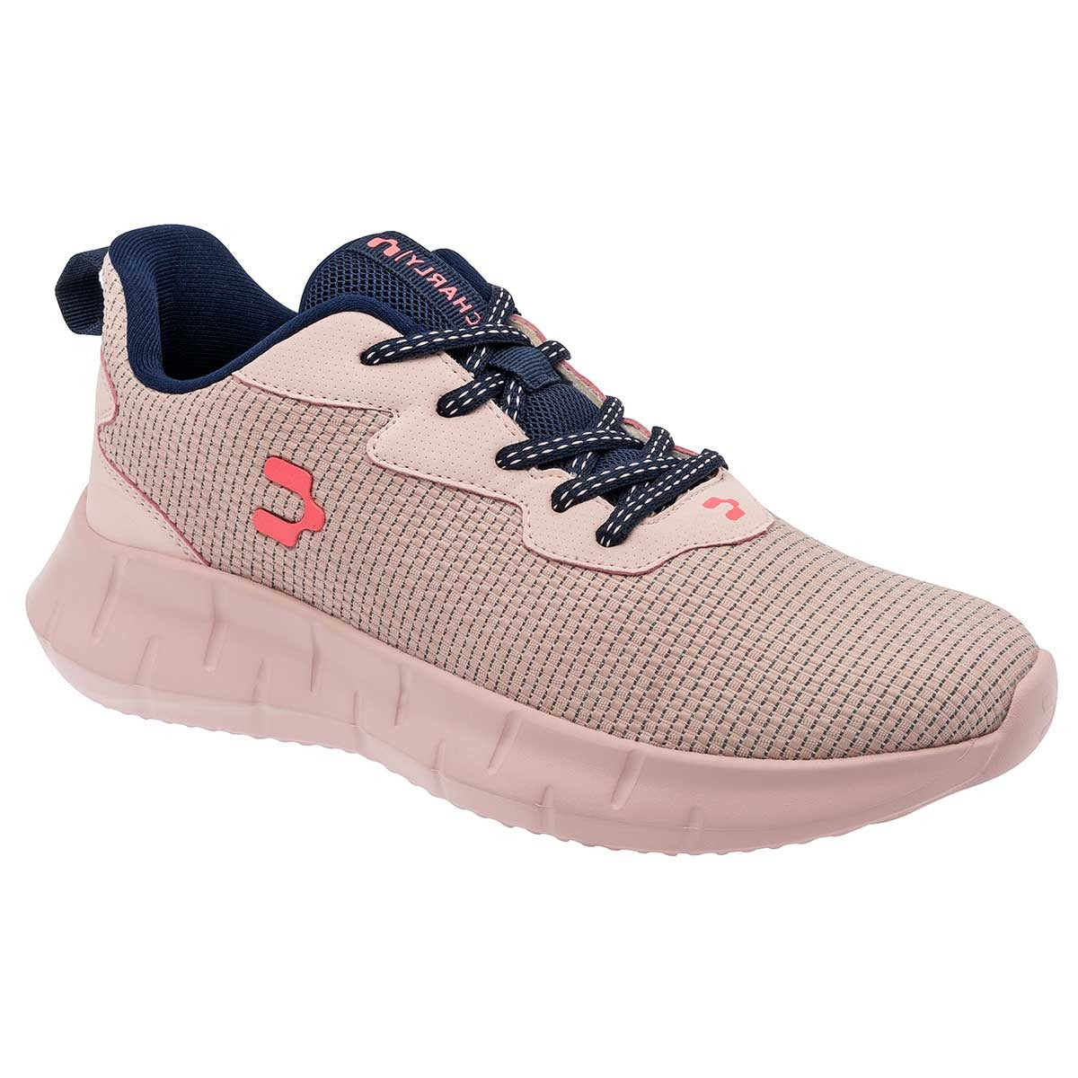 Tenis tipo deportivo Exterior Textil Color Rosa Para Mujer De Charly