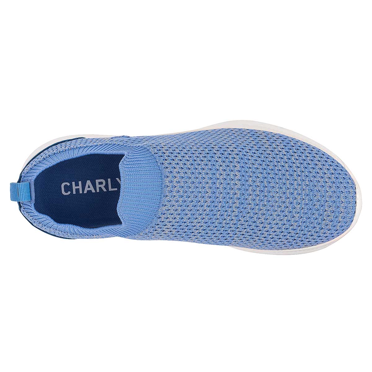 Tenis sin Cordones Exterior Textil Color Azul Para Mujer De Charly
