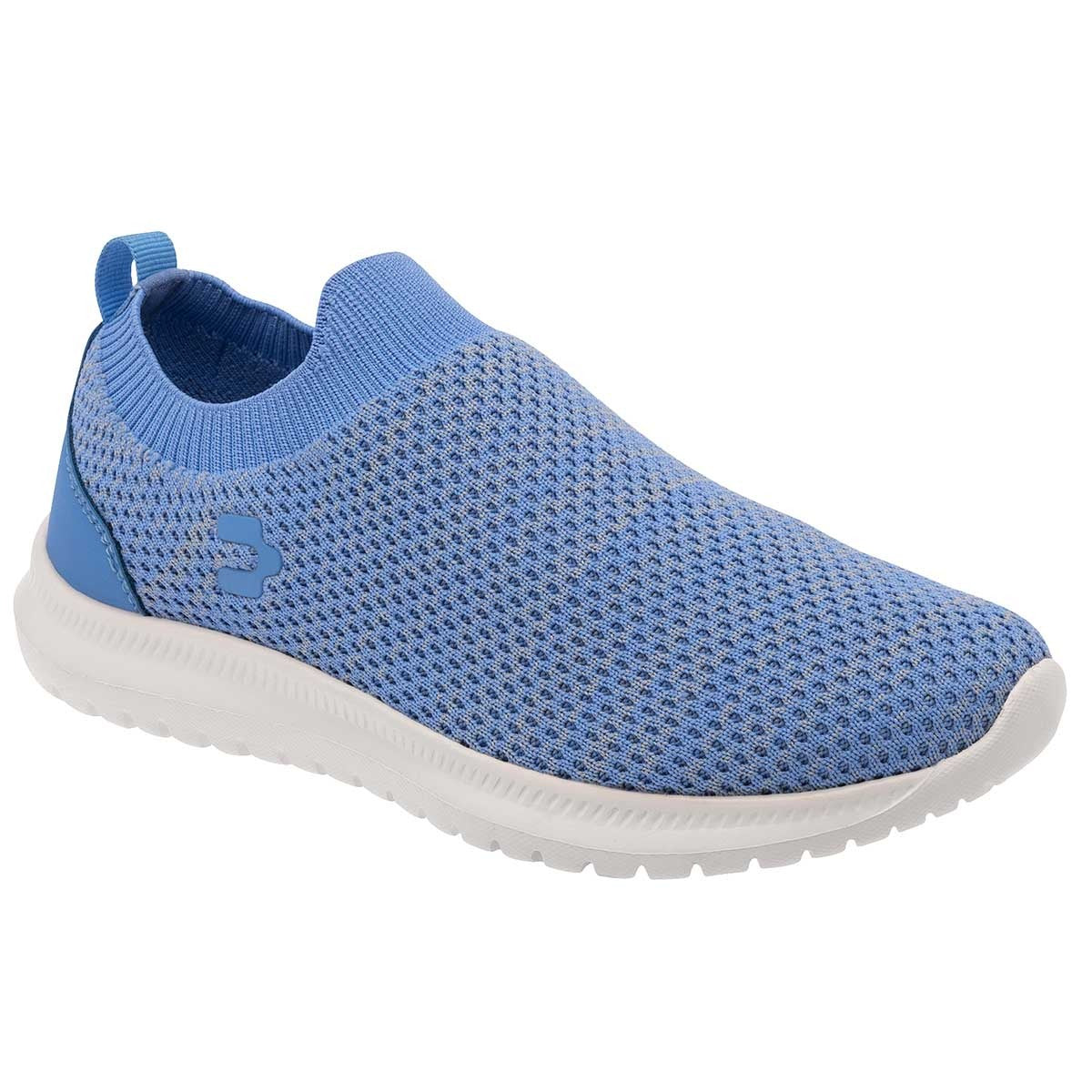 Tenis sin Cordones Exterior Textil Color Azul Para Mujer De Charly
