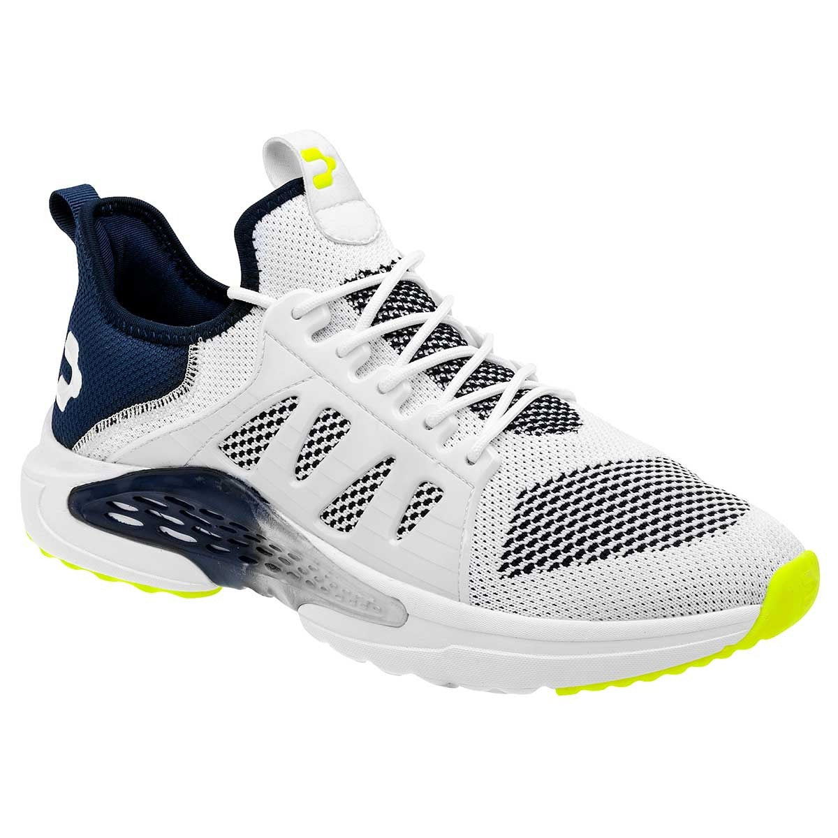 Tenis tipo deportivo Exterior Textil Color Blanco Con Marino Para Hombre De Charly