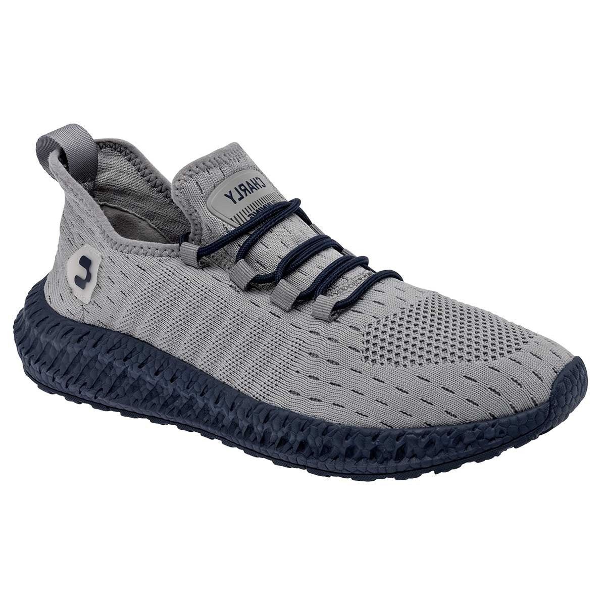 Tenis tipo deportivo Exterior Textil Color Gris Para Hombre De Charly