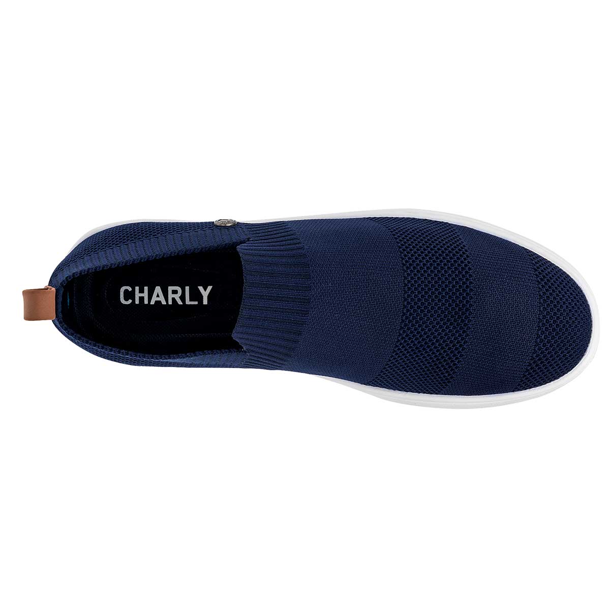 Tenis sin cordones Exterior Textil Color Marino Para Hombre De Charly