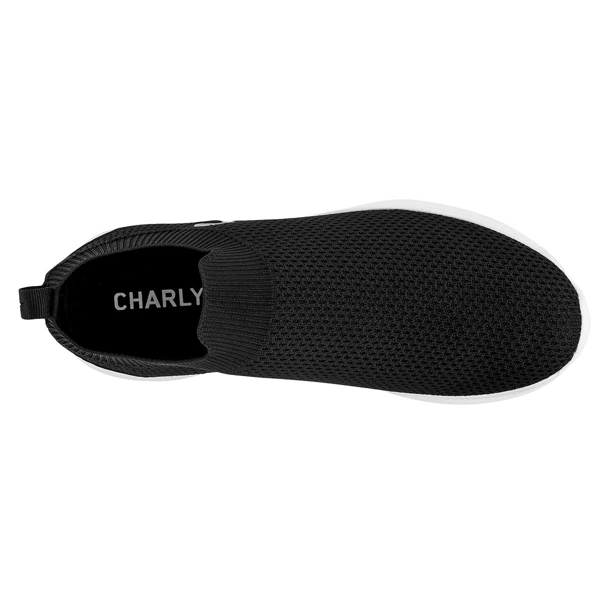 Tenis sin cordones Exterior Textil Color Negro Para Hombre De Charly