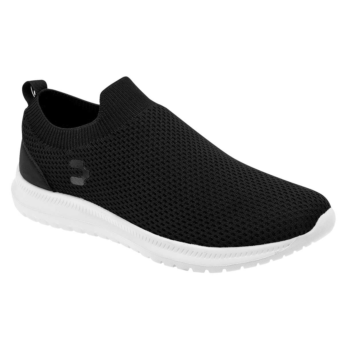 Tenis sin cordones Exterior Textil Color Negro Para Hombre De Charly