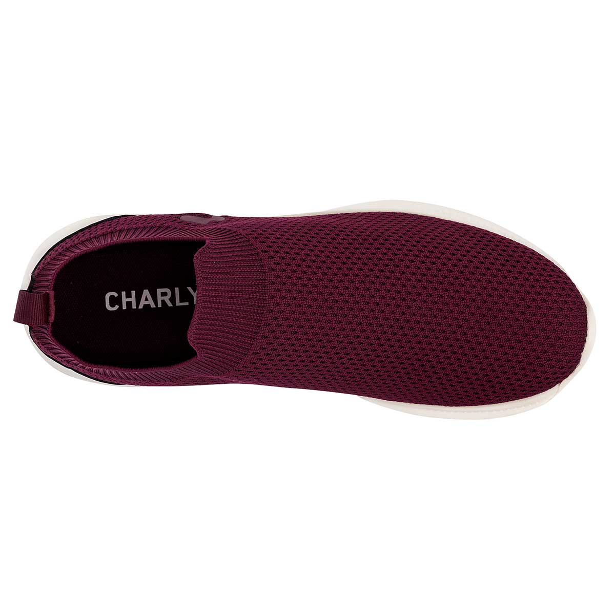 Tenis sin cordones Exterior Textil Color Vino Para Hombre De Charly