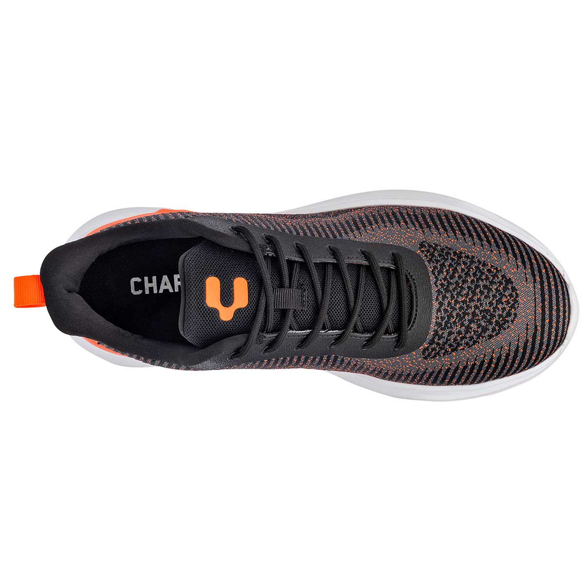 Tenis para correr Exterior Textil Color Negro Con Naranja Para Hombre De Charly