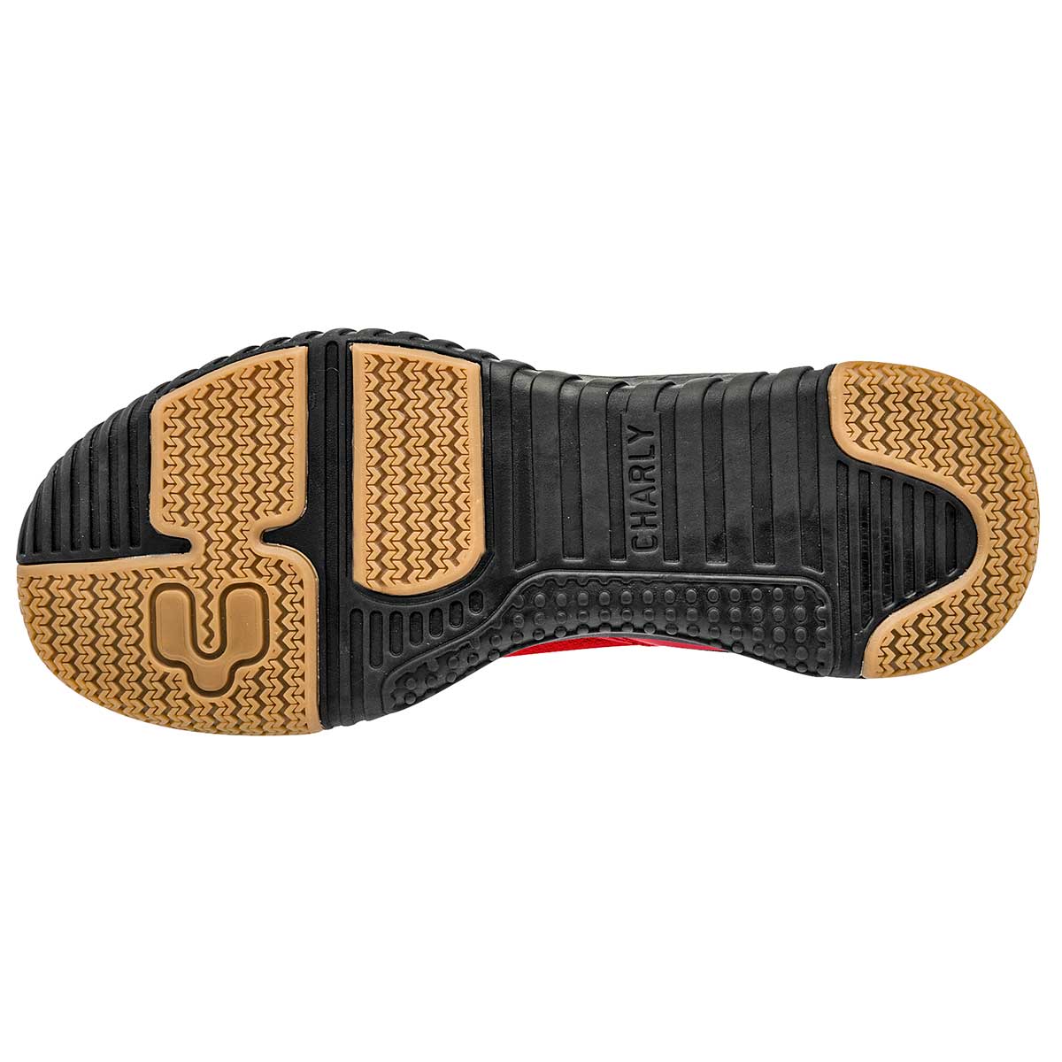Tenis para correr Exterior Textil Color Rojo Con Negro Para Hombre De Charly