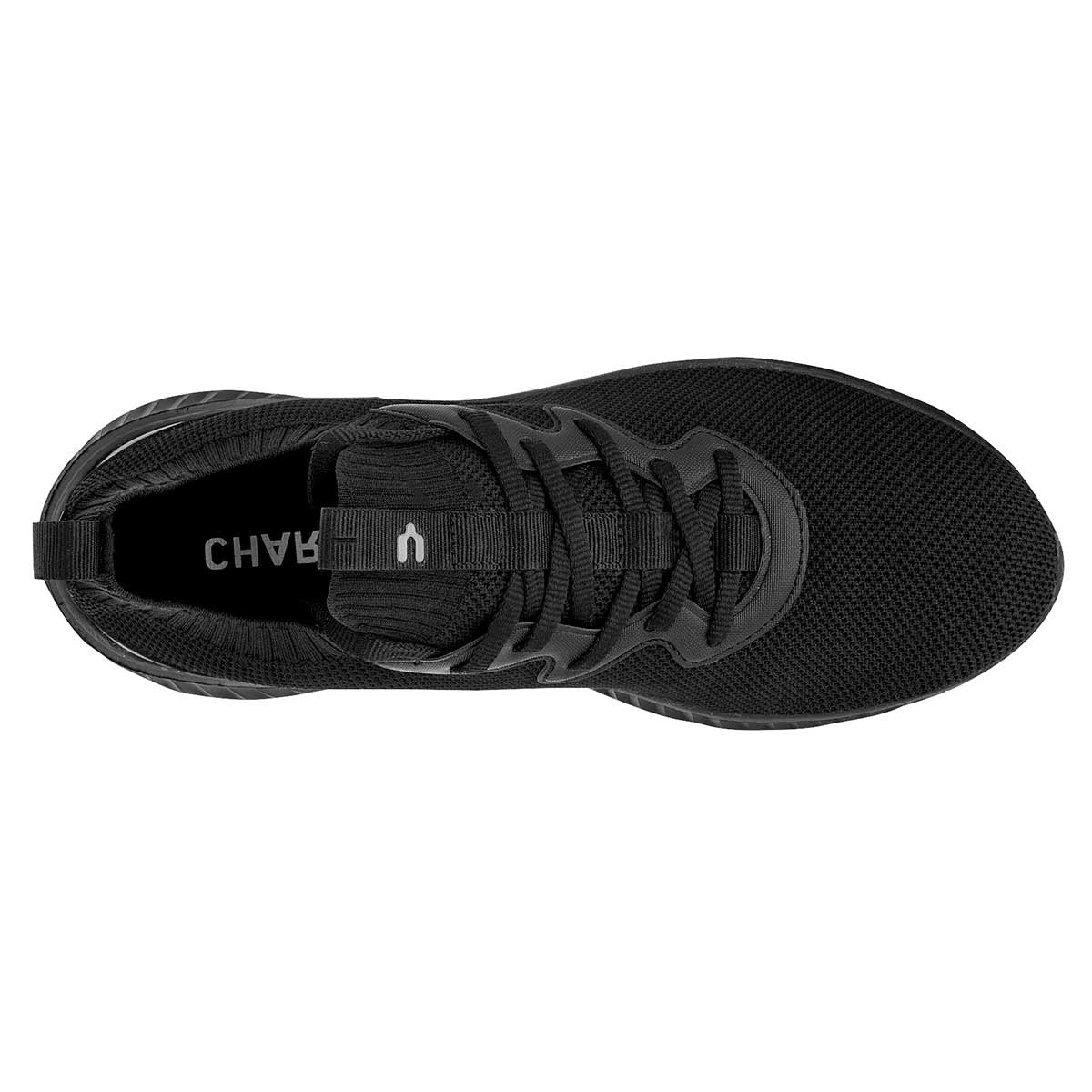 Tenis con cordones Exterior Textil Color Negro Para Hombre De Charly