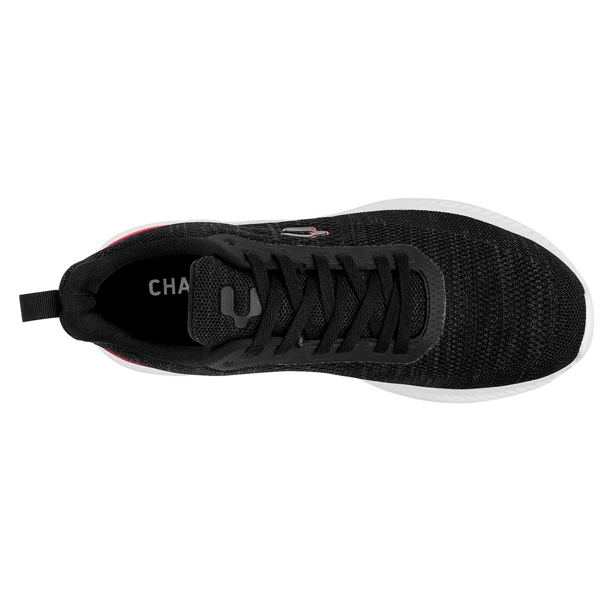 Tenis para correr Exterior Textil Color Negro Con Rojo Para Hombre De Charly