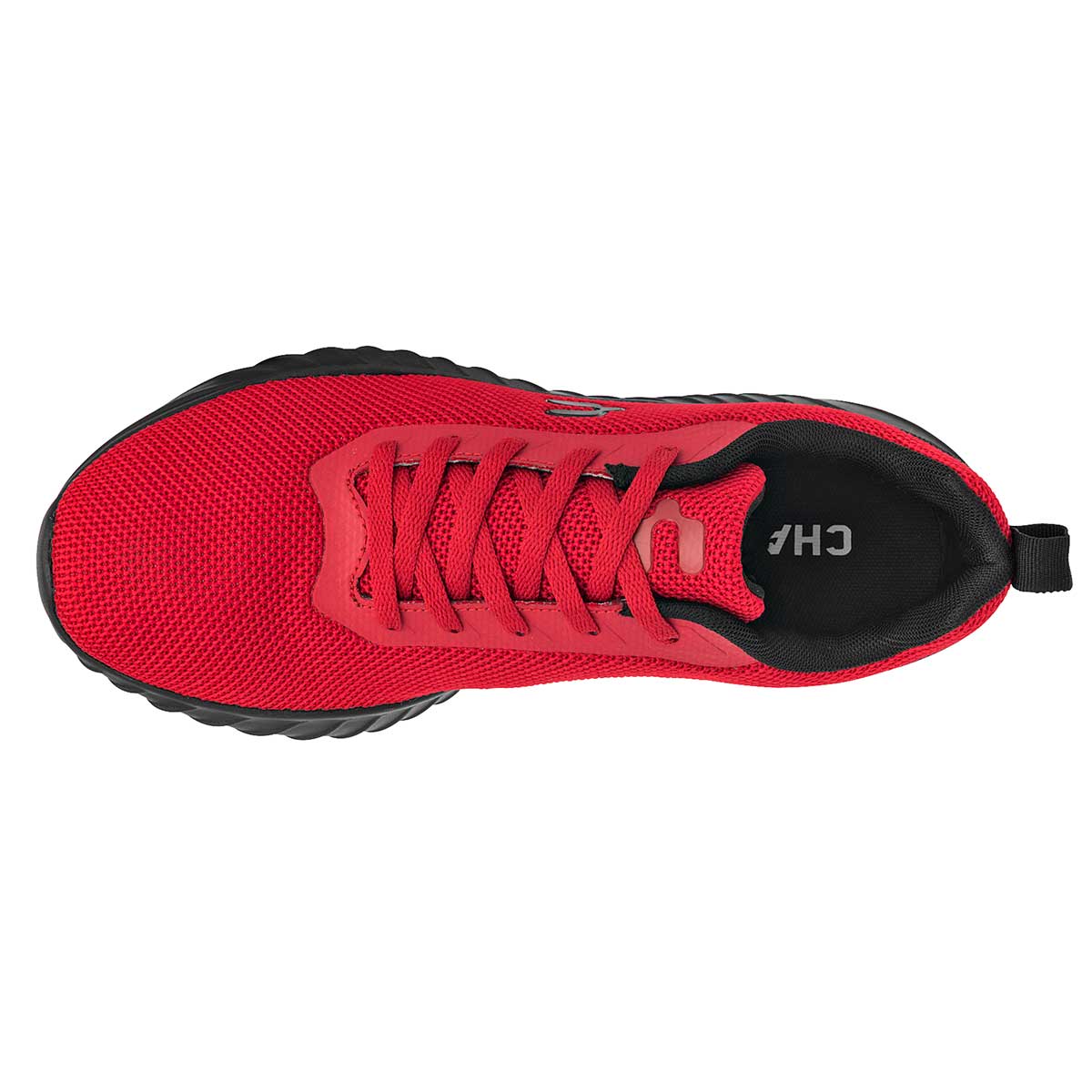 Tenis para correr Exterior Textil Color Rojo Con Negro Para Hombre De Charly