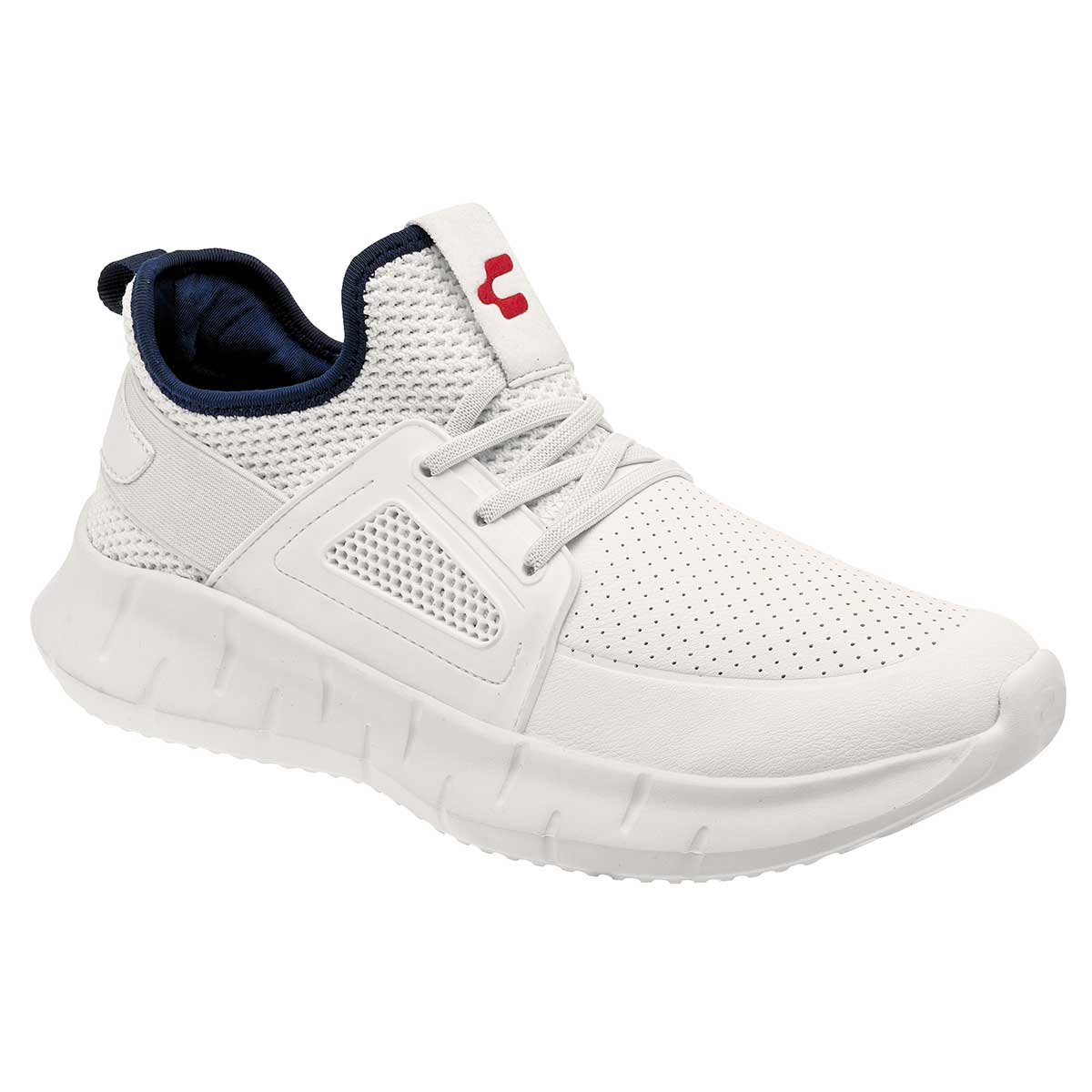 Tenis tipo deportivo Exterior Sintético Color Blanco Para Hombre De Charly
