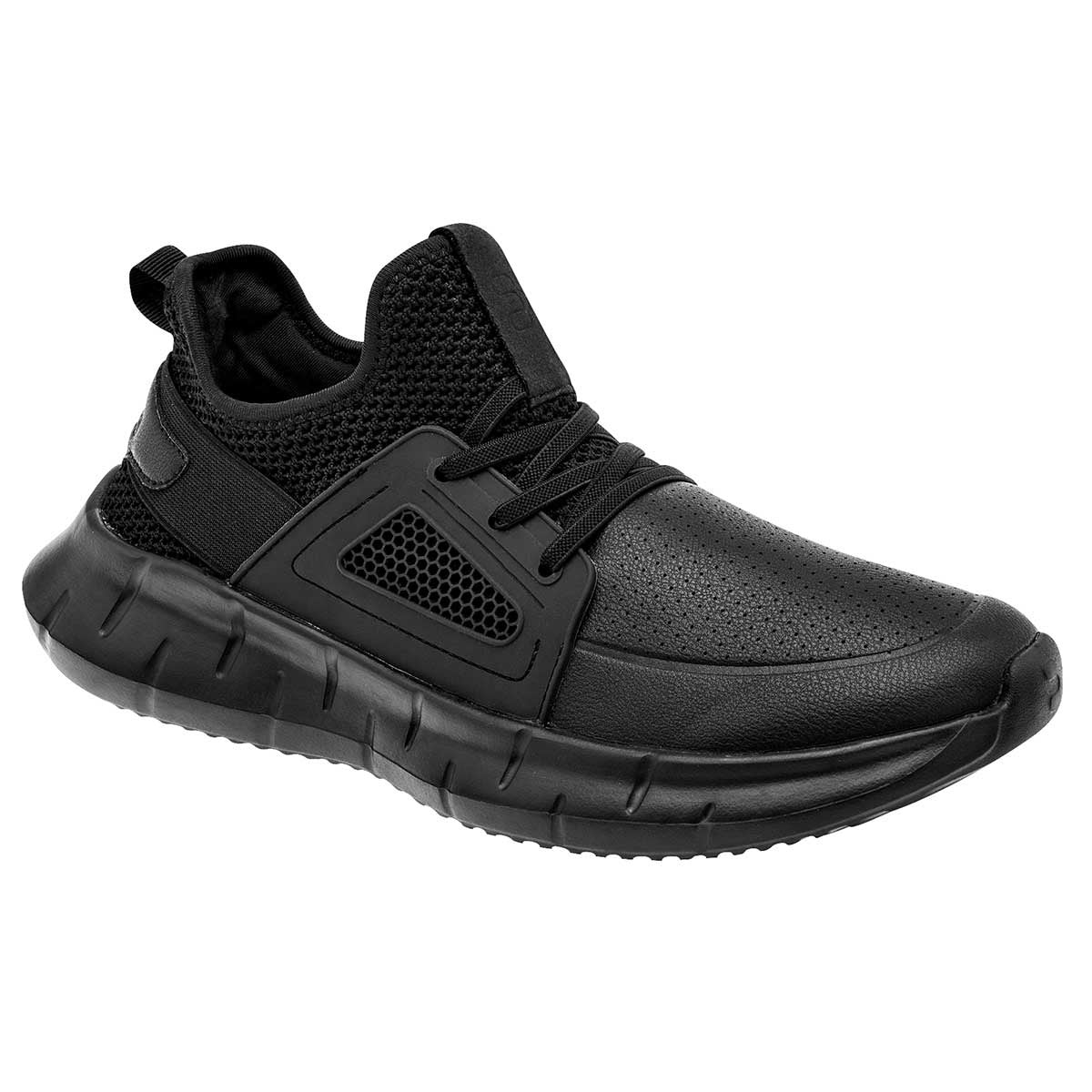 Tenis tipo deportivo Exterior Sintético Color Negro Para Hombre De Charly