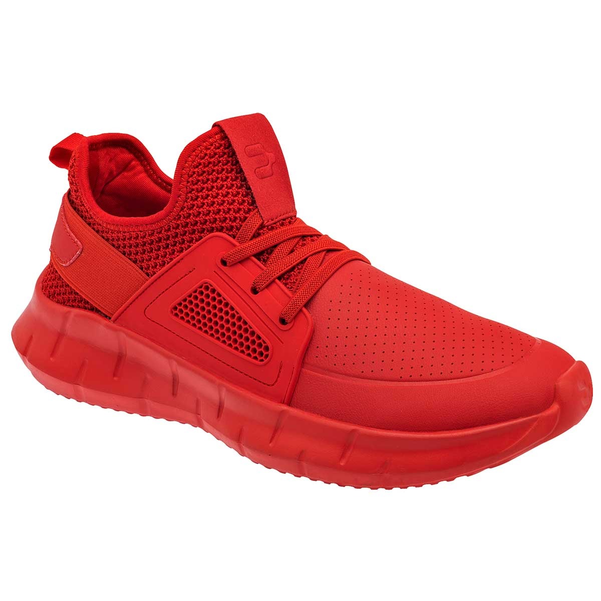 Tenis tipo deportivo Exterior Sintético Color Rojo Para Hombre De Charly