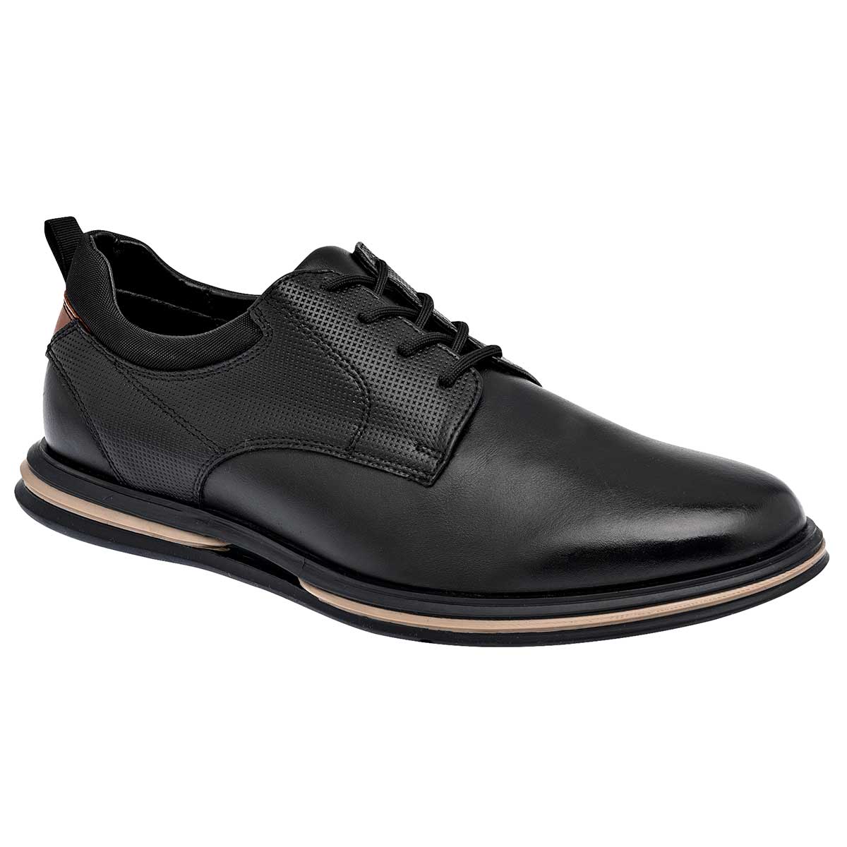 Oxfords Exterior Sintético Color Negro Para Hombre De Christian Gallery