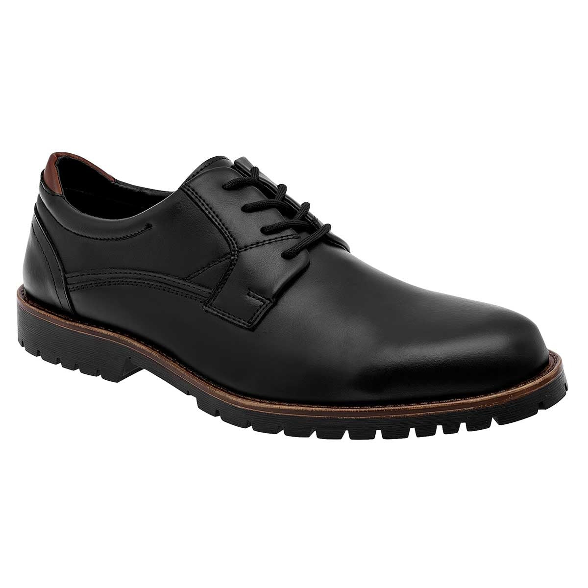 Oxfords Exterior Piel Color Negro Para Hombre De Christian Gallery