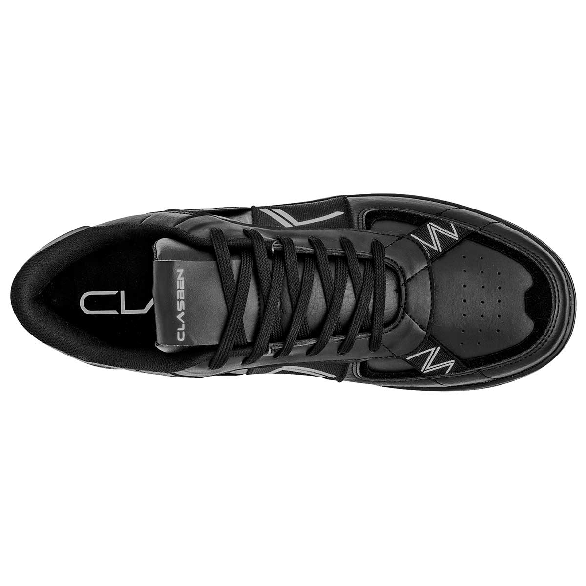 Tenis con cordones Exterior Sintético Color Negro Para Hombre De Clasben