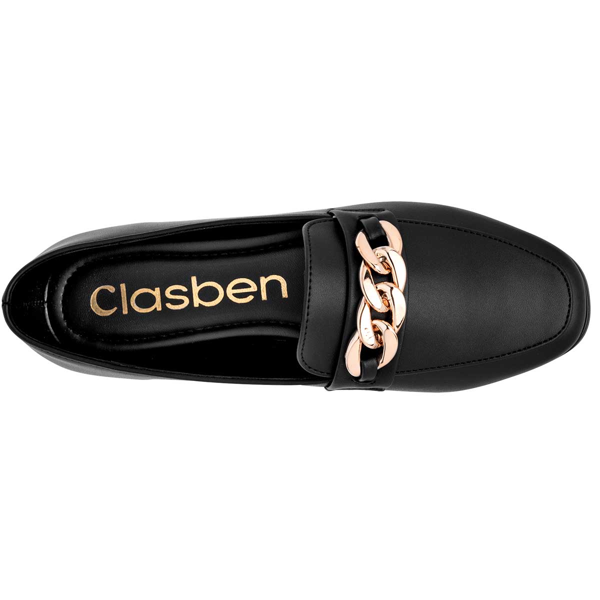 Flats puntales Exterior Piel sintética Color Negro Para Mujer De Clasben