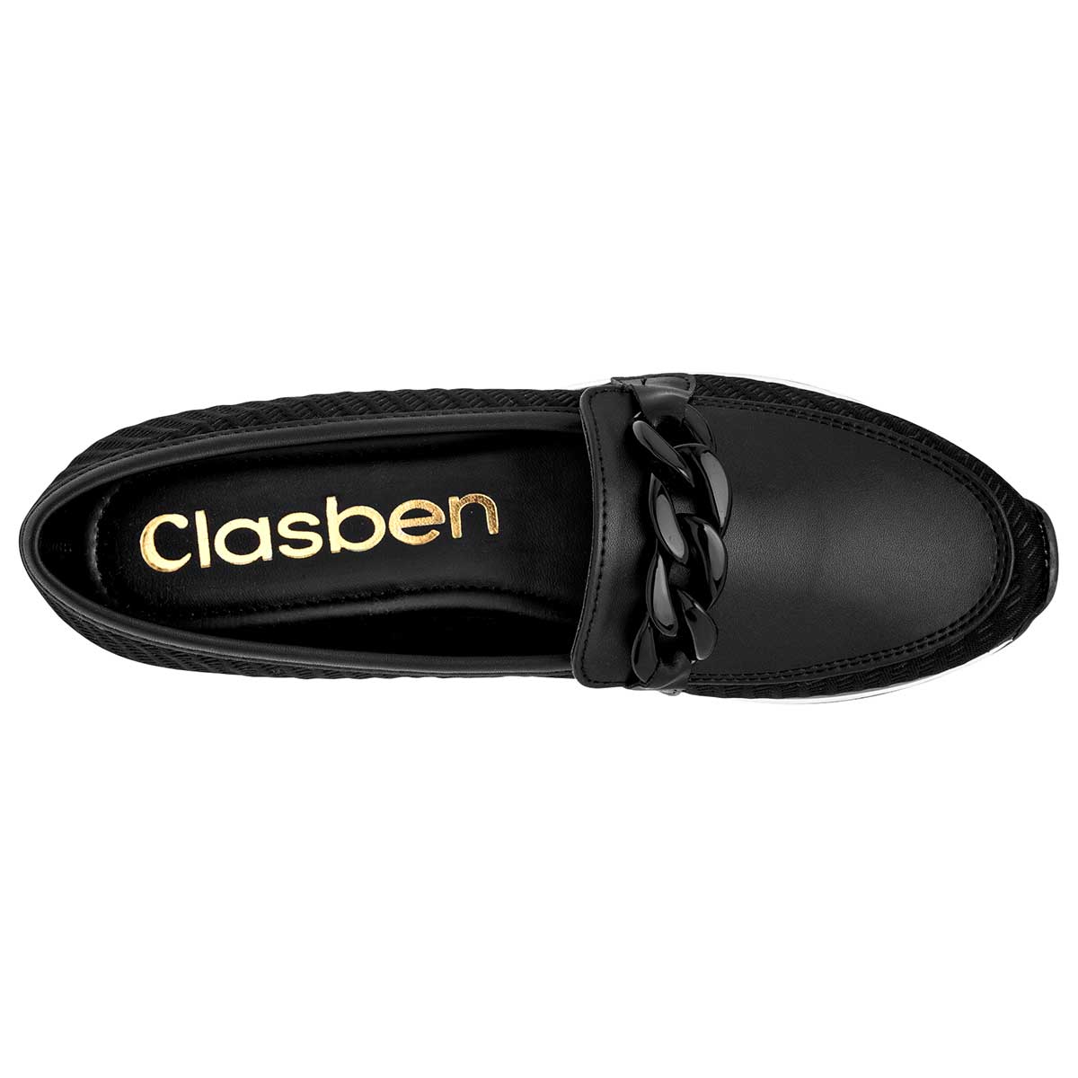 Alpargatas Exterior Sintético Color Negro Para Mujer De Clasben