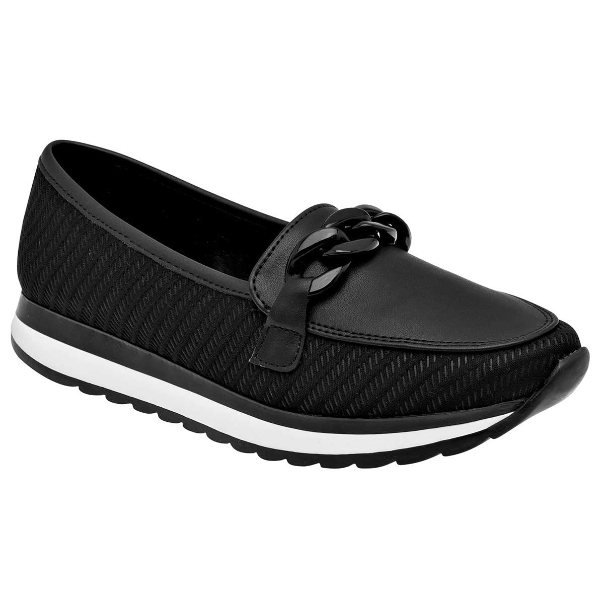 Alpargatas Exterior Sintético Color Negro Para Mujer De Clasben