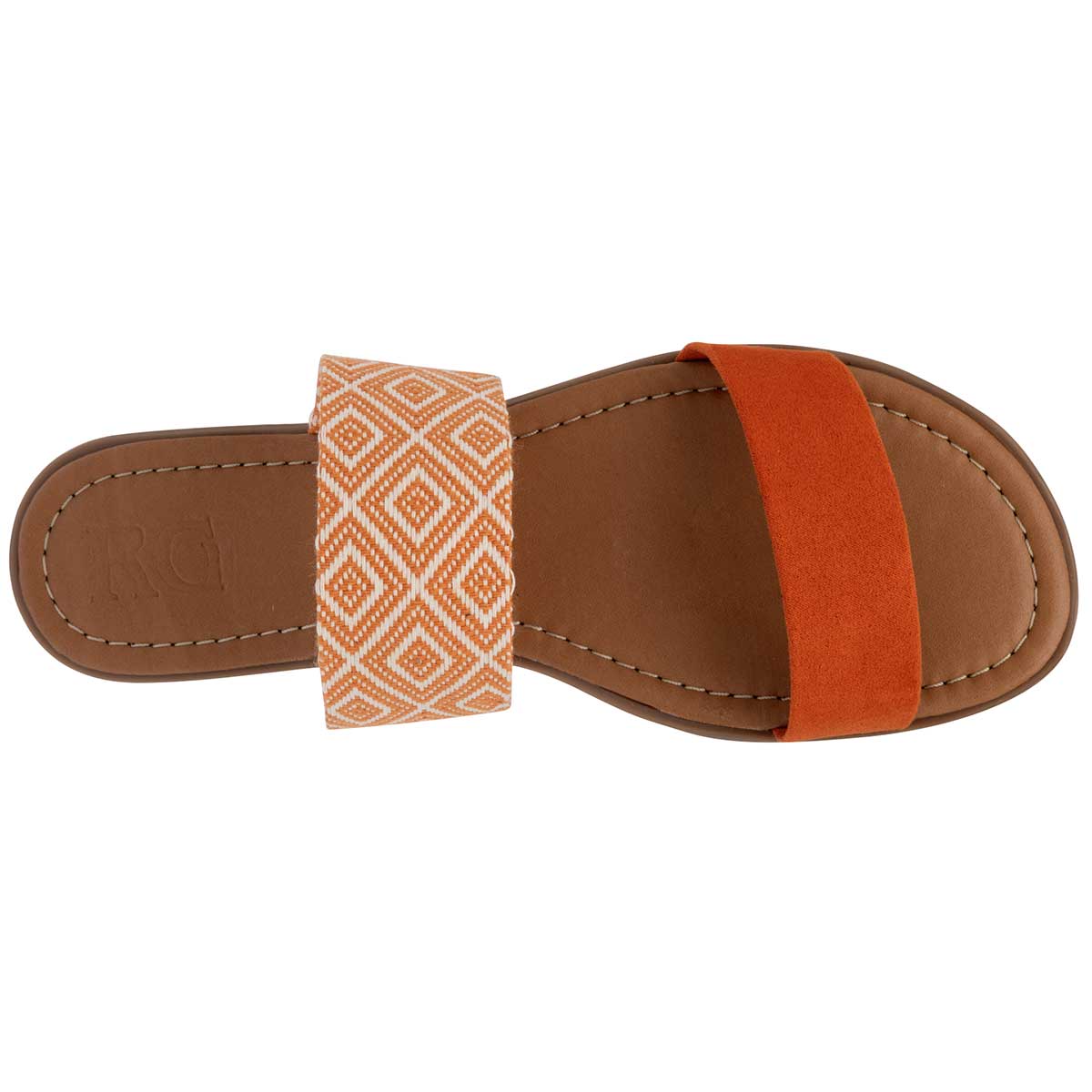 Sandalias de piso Exterior Sintético Color Naranja Para Mujer De Mora Tierra