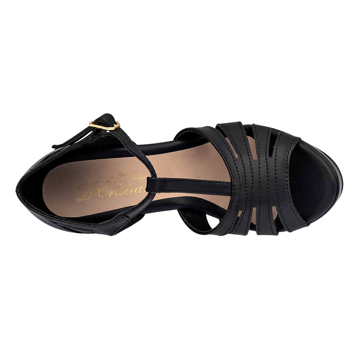 Sandalias con plataforma Exterior Sintético Color Negro Para Mujer De D'Cristian