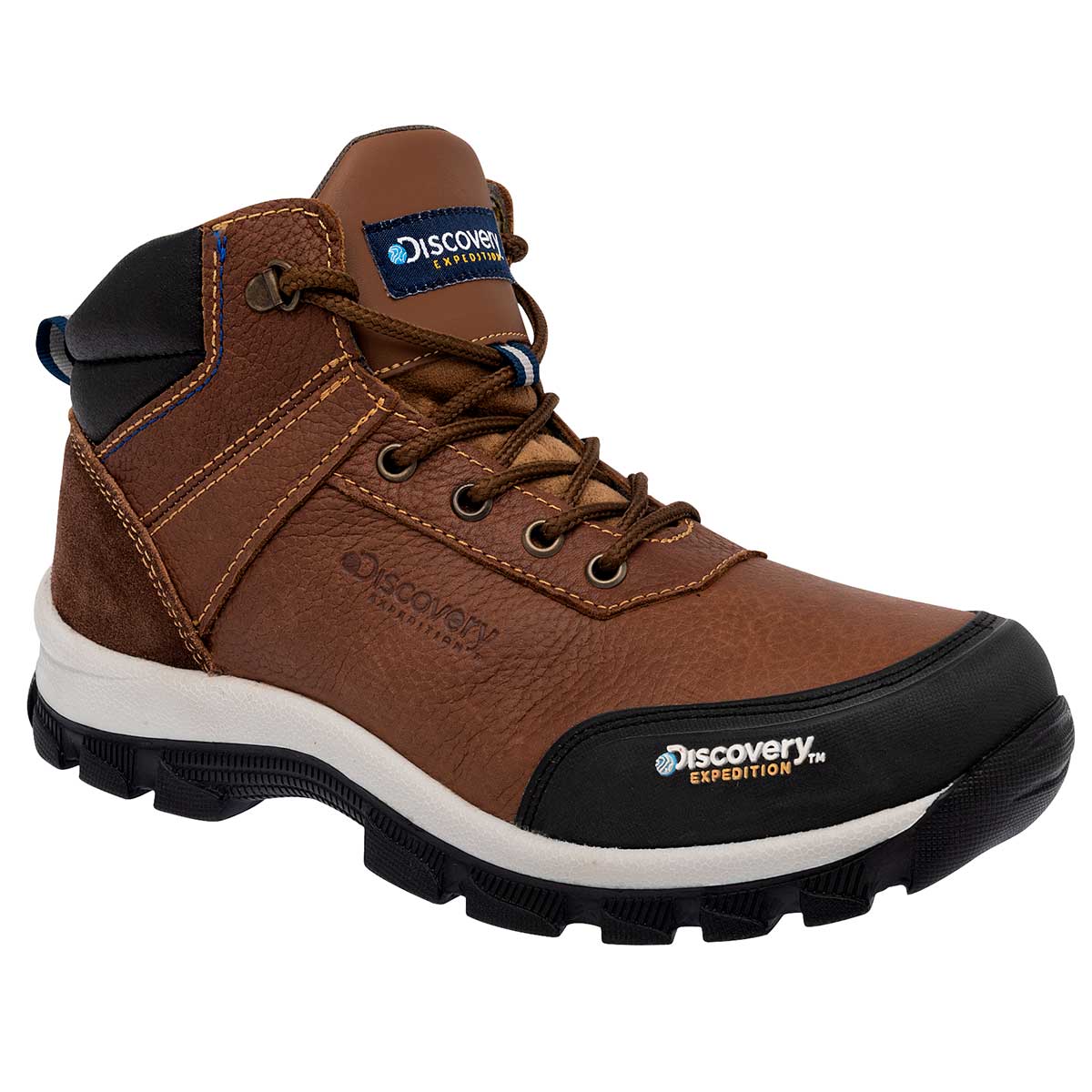 Botas de senderismo Exterior Piel Color Camel Con Café Para Hombre De Discovery Expedition