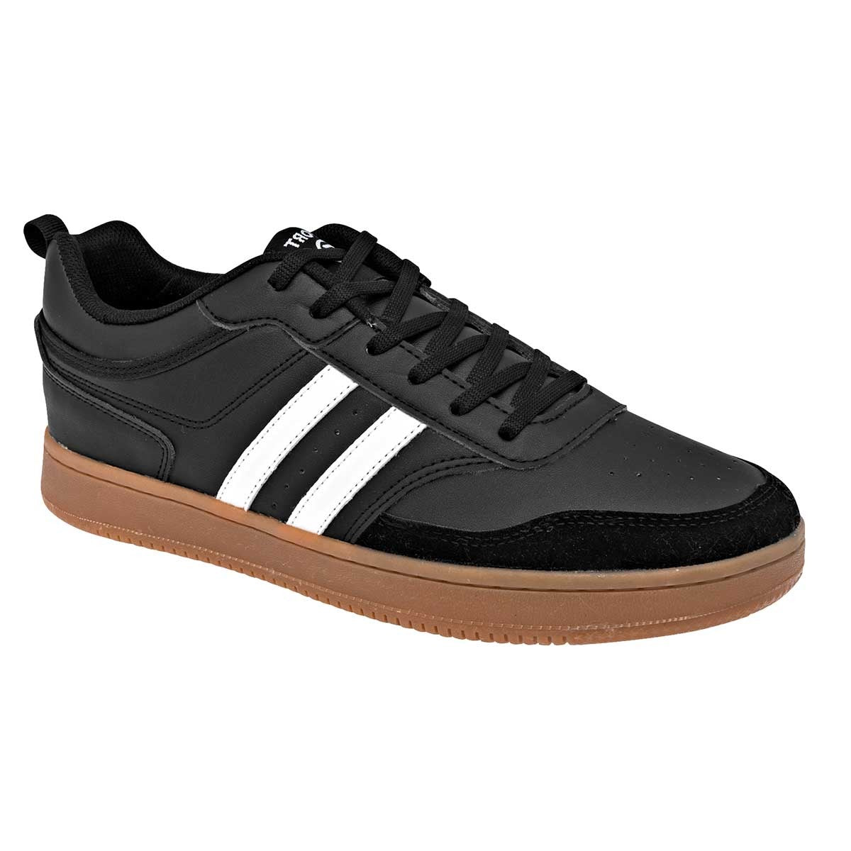 Tenis con cordones Exterior Sintético Color Negro Con Blanco Para Mujer De RBCOLLECTION