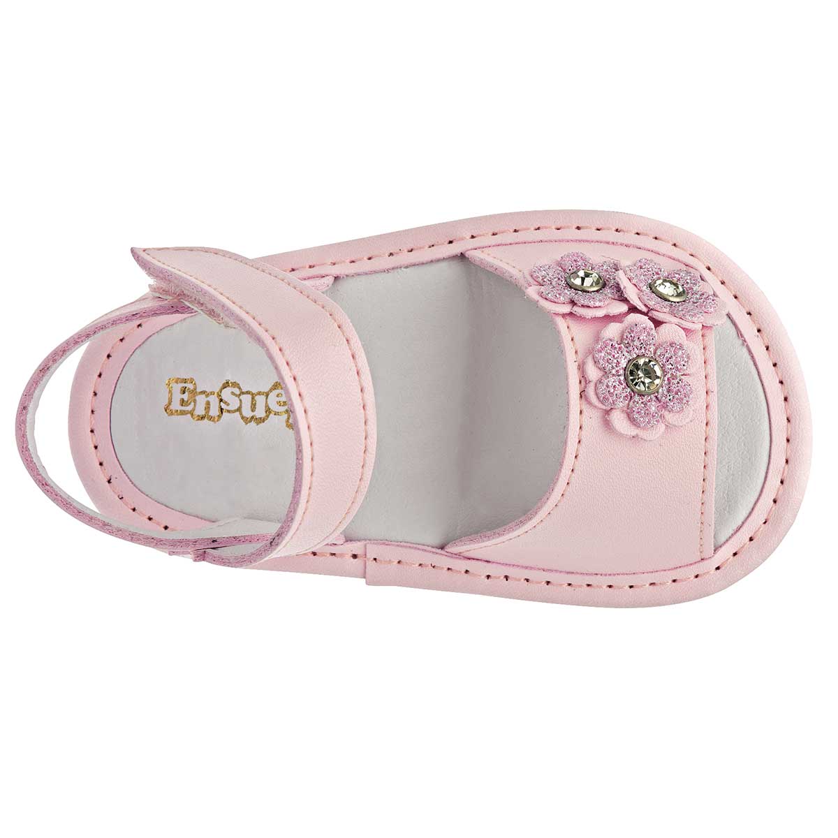 Sandalias Exterior Sintético Color Rosa Para Niña De Ensueño