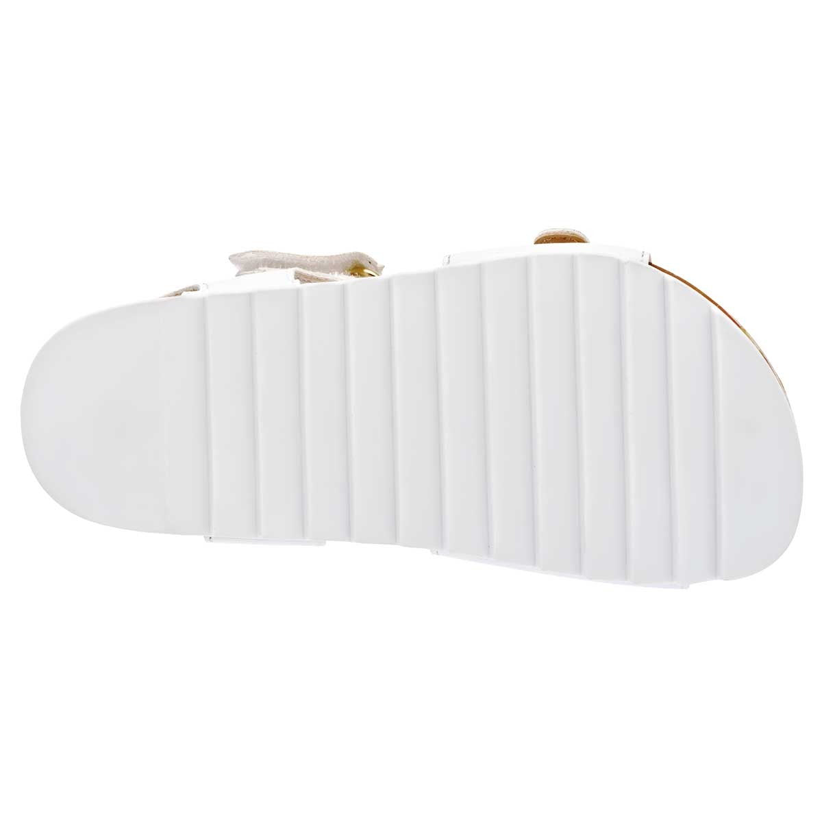 Sandalias Exterior Sintético Color Blanco Para Niña De Ensueño