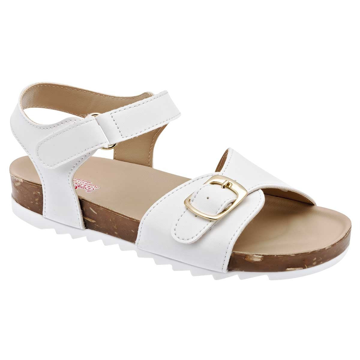 Sandalias Exterior Sintético Color Blanco Para Niña De Ensueño