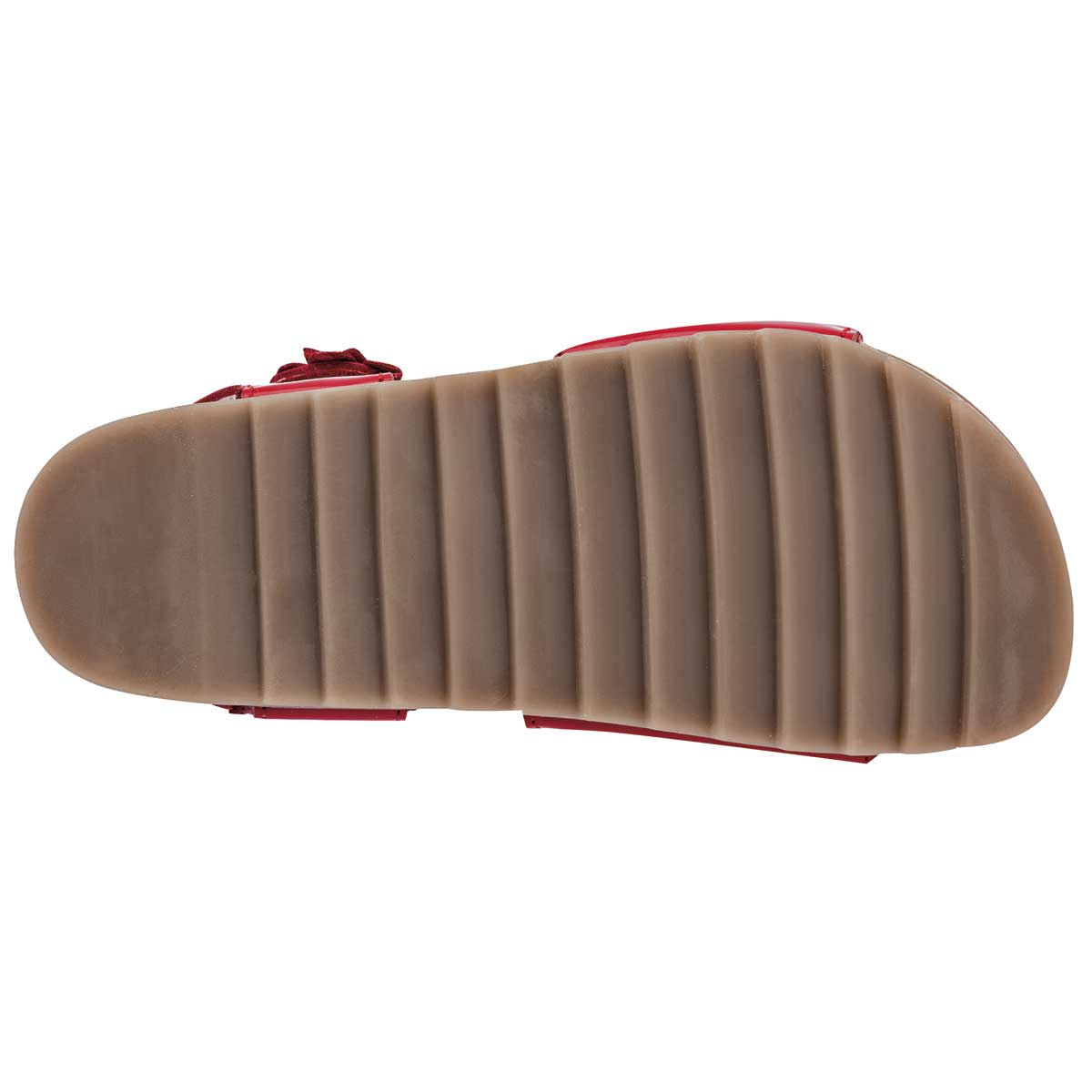 Sandalias Exterior Sintético Color Rojo De Charol Para Niña De Ensueño