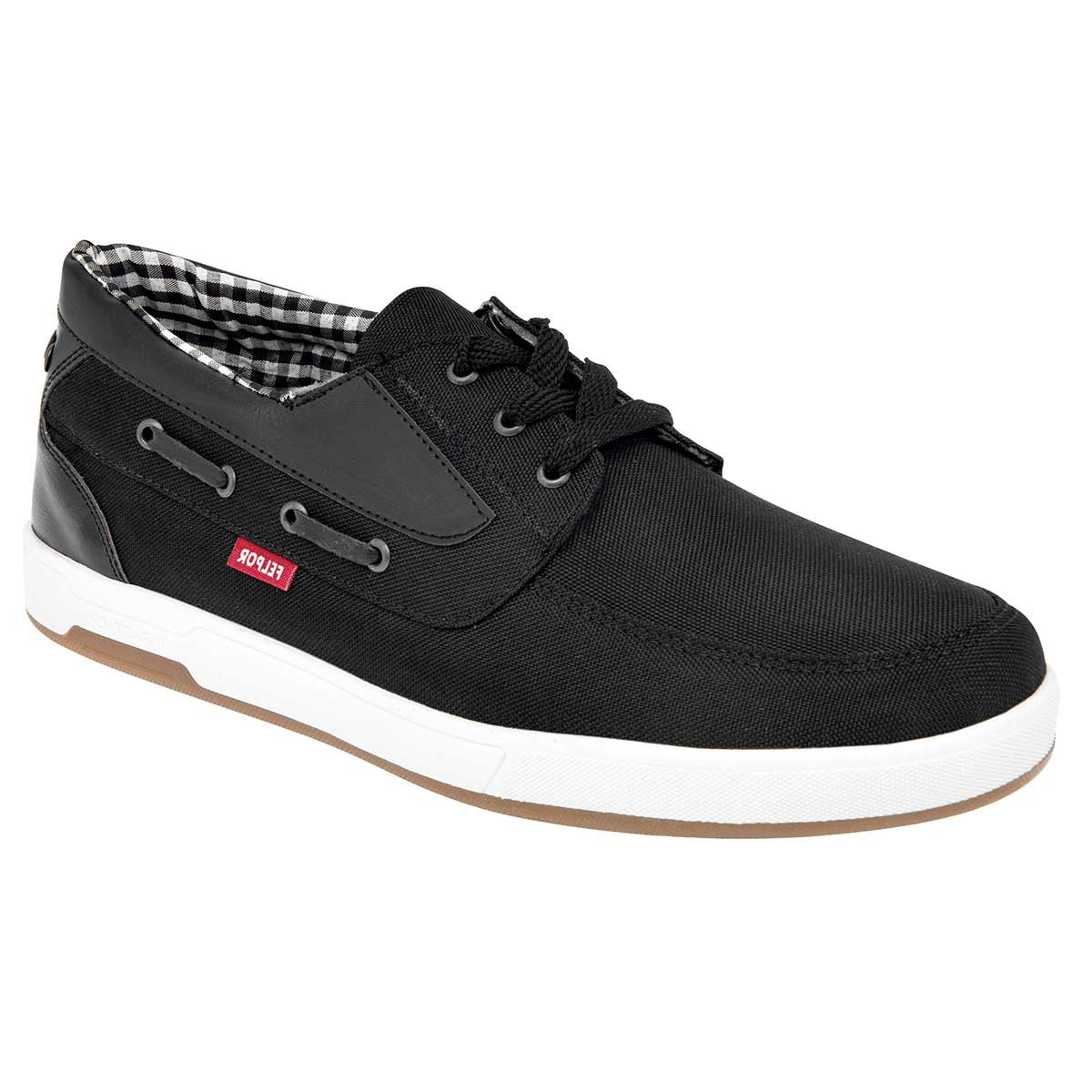 Tenis con cordones Exterior Sintético Color Negro Con Gris Para Hombre De RBCOLLECTION