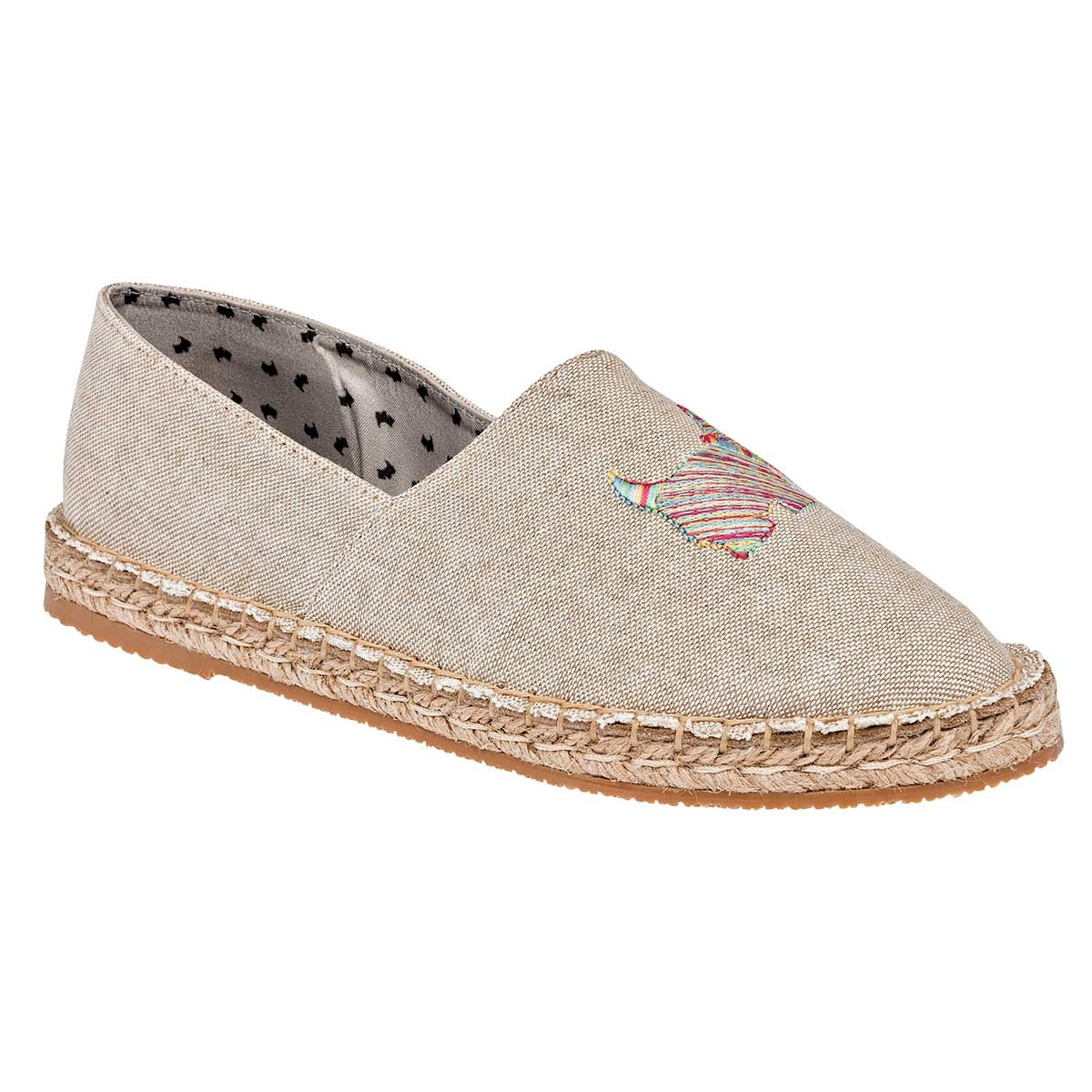 Alpargatas Exterior Sintético Color Beige Para Mujer De Ferrioni